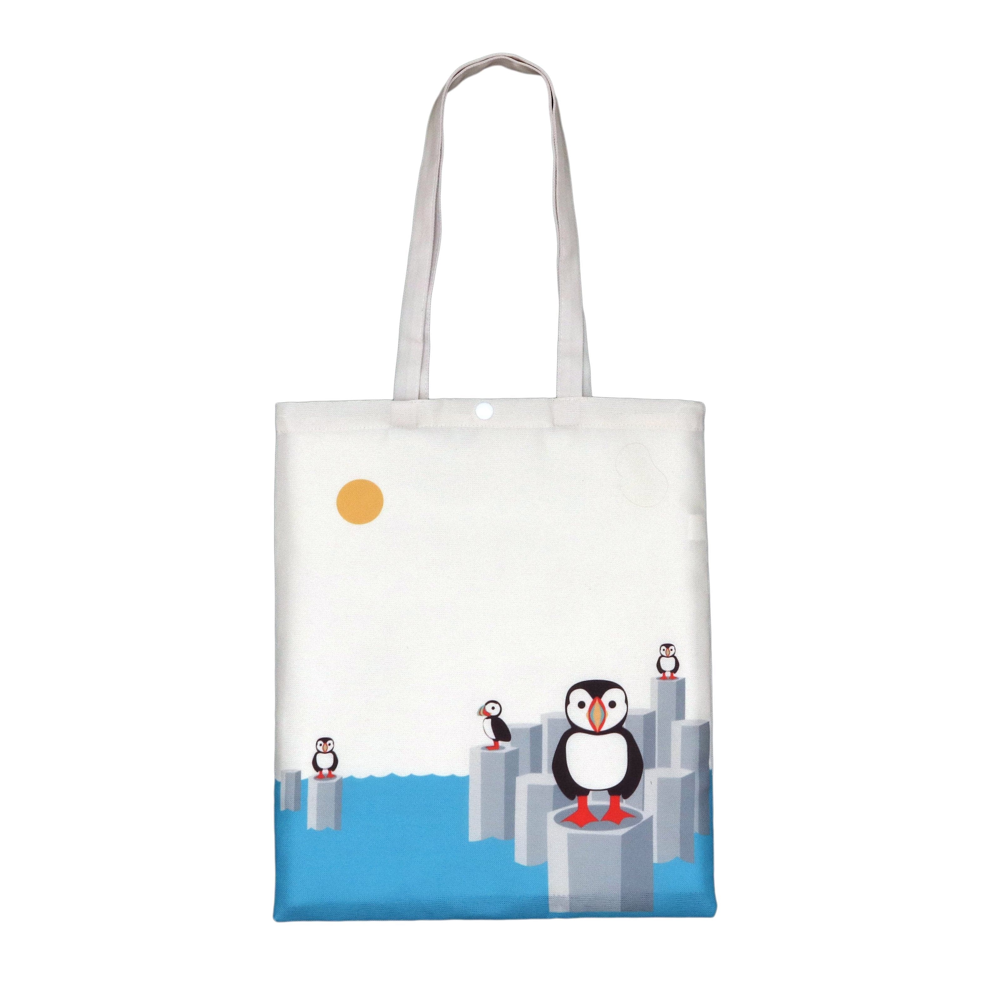 Puffins Gone Wild | Tote Bag