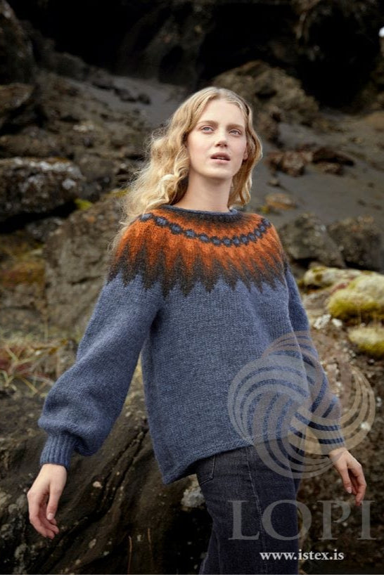 Uppstytta - Blue Grey Knitting Kit - The Icelandic Store