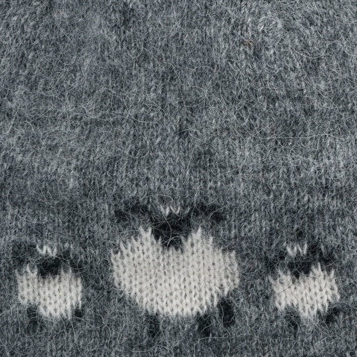 Wool Hat Beanie Grey - Sheep - The Icelandic Store