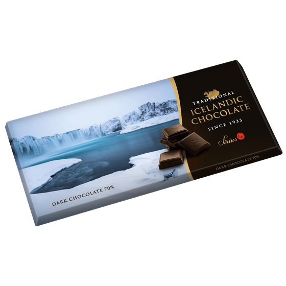 TRADITIONAL ICELANDIC DARK CHOCOLATE 70% 100G