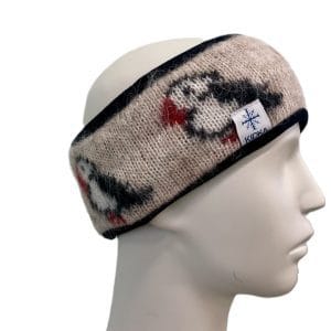 Puffin Headband With Fleece Lining