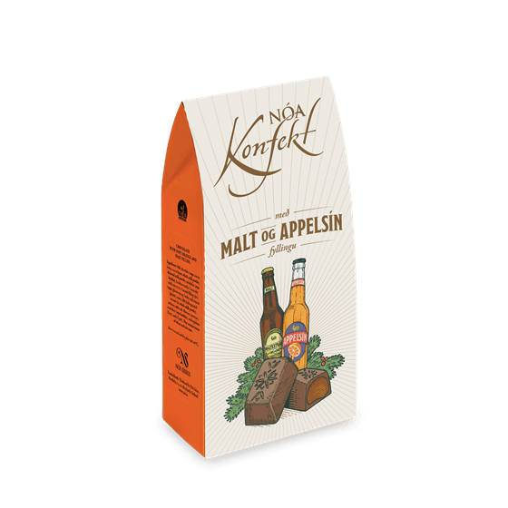 Nóa Konfekt — Malt & Appelsín 125 g