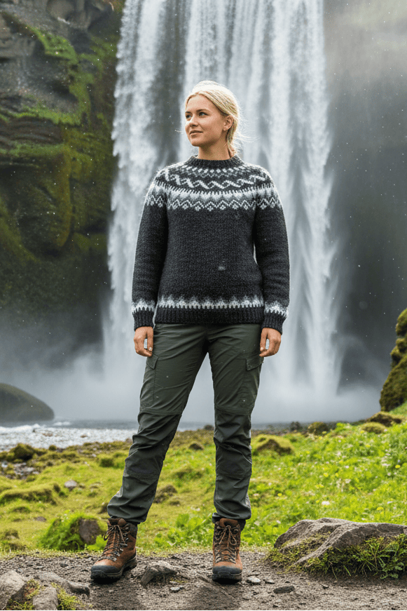 Rjúpa Sweater - Skógarfoss Summer
