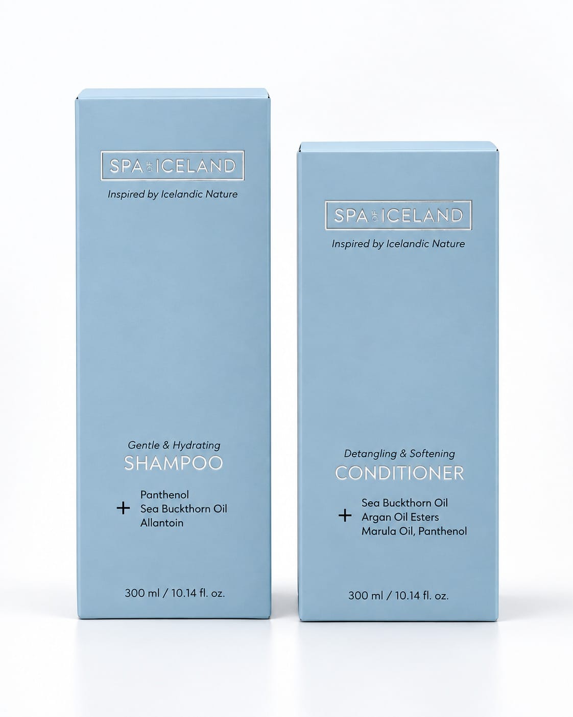 Spa of Iceland Shampoo and Conditioner 300 ml – boxes