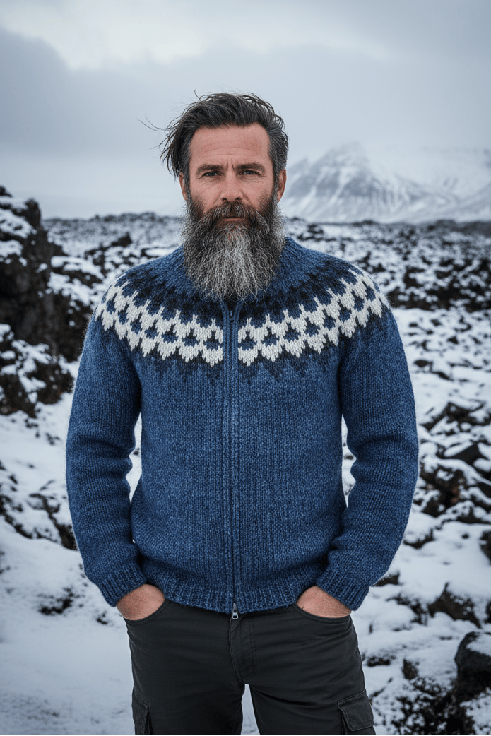 Vættir Cardigan - Icelandic Winter Lifestyle (Exact Pattern)