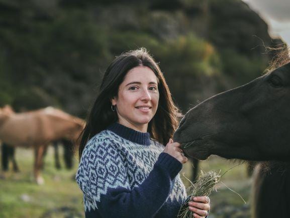 Borg - Icelandic sweater (Blue) - icelandicstore.is