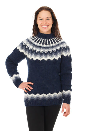 Særún - Icelandic Sweater - Dark Blue