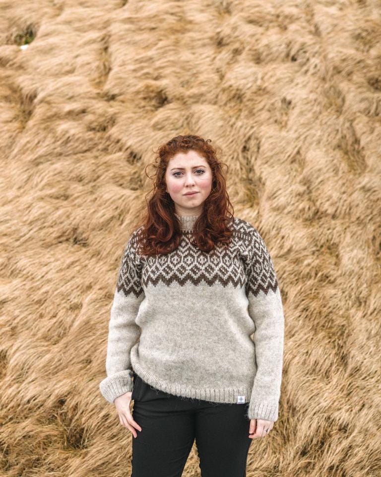 Borg - Icelandic sweater (Oatmeal) - icelandicstore.is