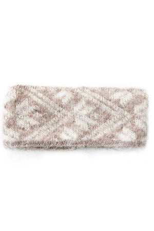 Brushed Wool Headband - Beige