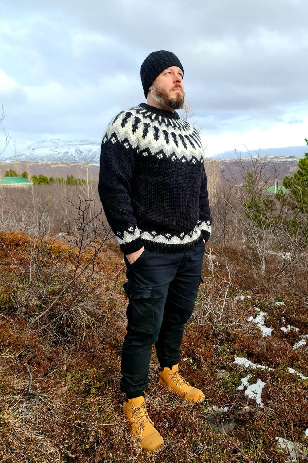Forseti - Icelandic Sweater - Black - icelandicstore.is