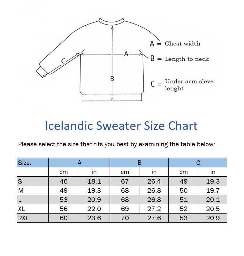 Garri - Icelandic Sweater - Grey/Blue - The Icelandic Store