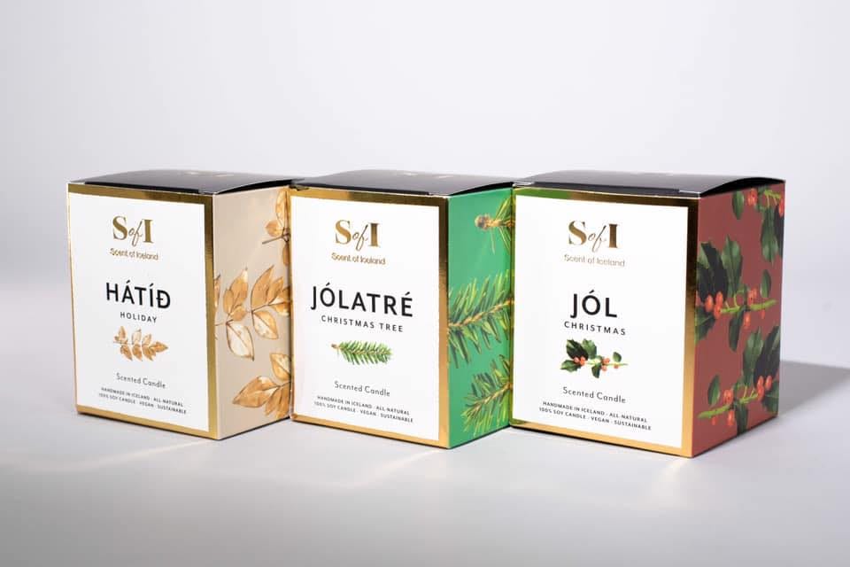 Icelandic Christmas Scented Candles - 3 candles - The Icelandic Store