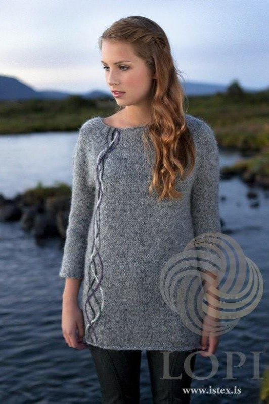 Bylgja - Grey Knitting Kit - icelandicstore.is