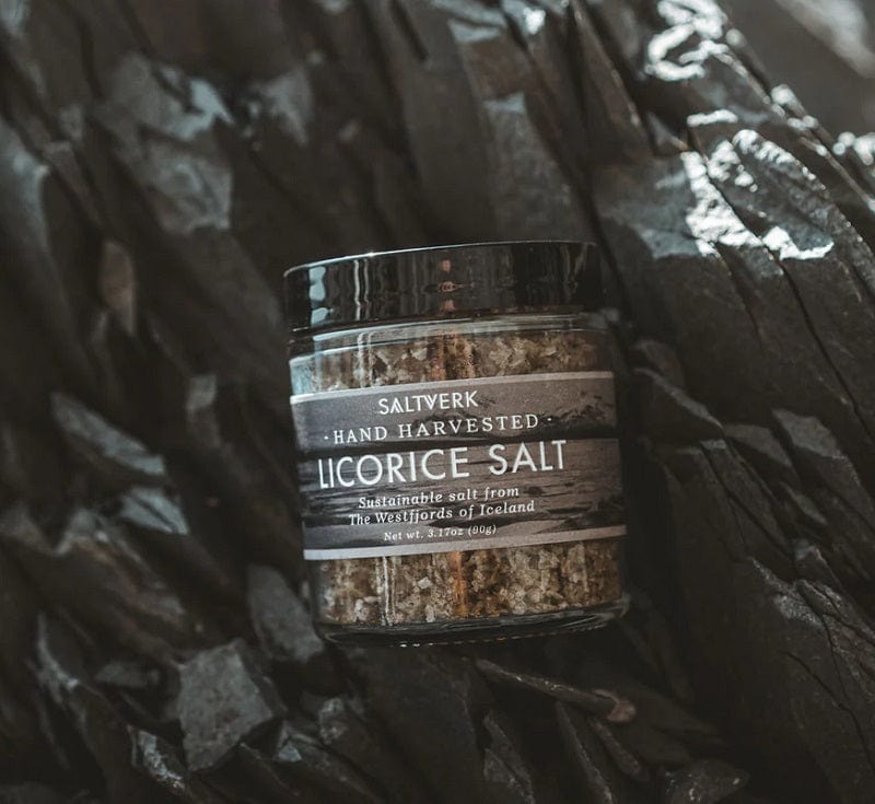 Icelandic sea salt with the taste of licorice