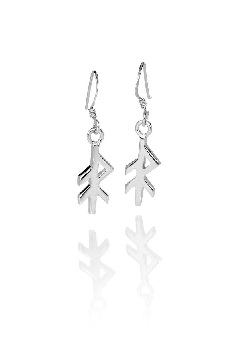 ENERGY / ORKA SILVER EARRINGS - icelandicstore.is
