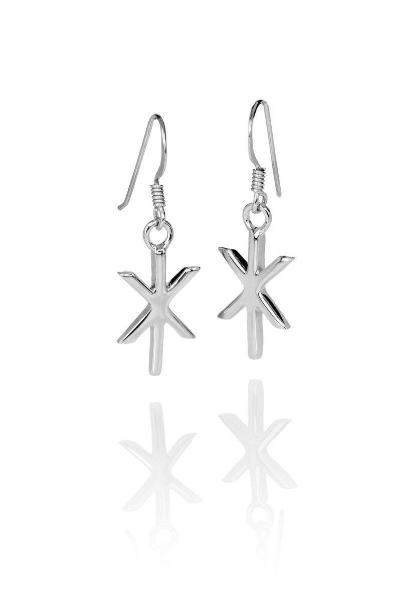 STRENGTH / MAGN SILVER EARRINGS - icelandicstore.is