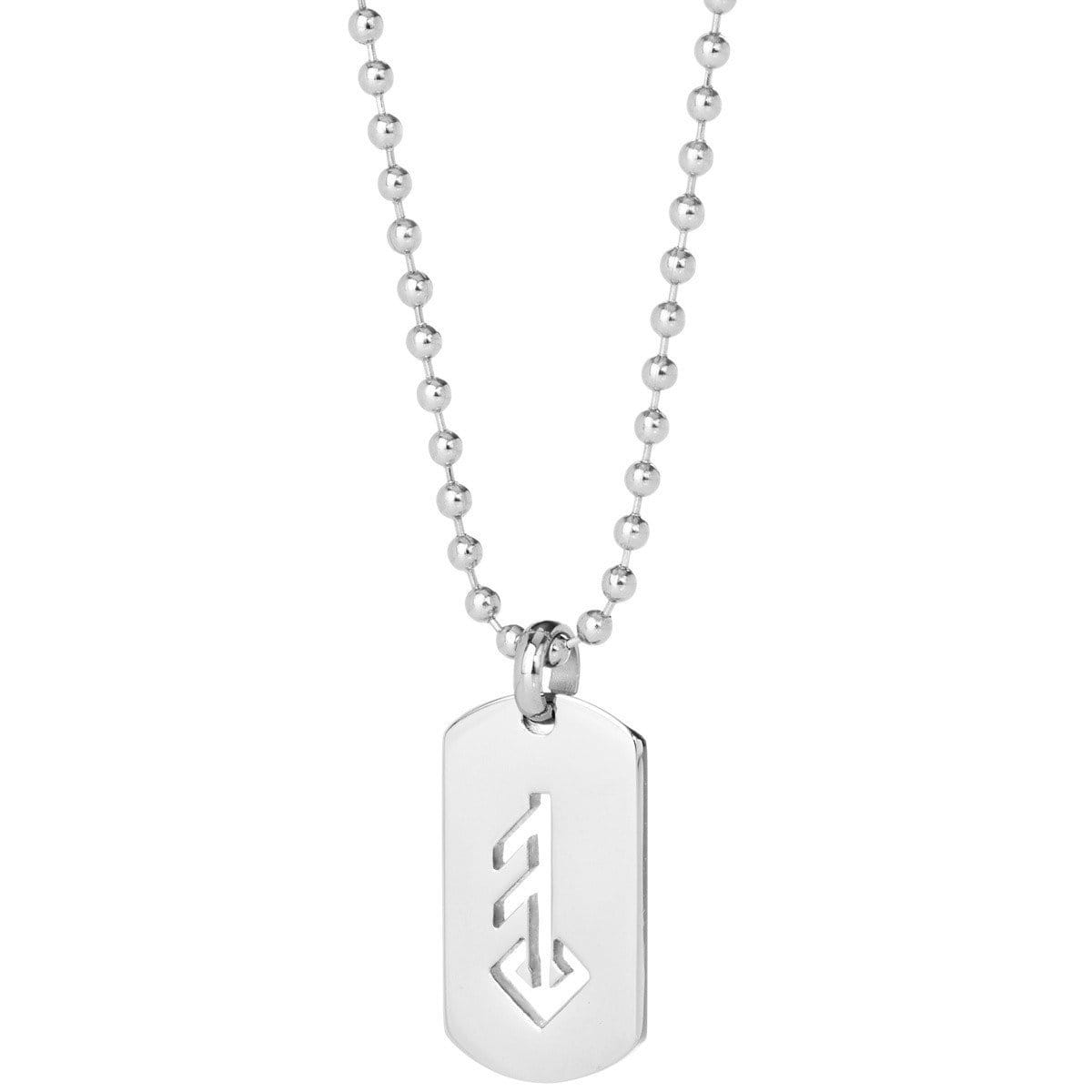 LOVE / ÁST STEEL DOG TAG NECKLACE - icelandicstore.is