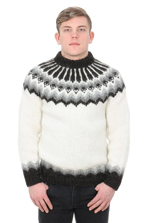 Vé - Icelandic Sweater - White