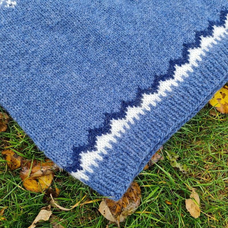 Váli - Icelandic Sweater - Denim Heather - The Icelandic Store