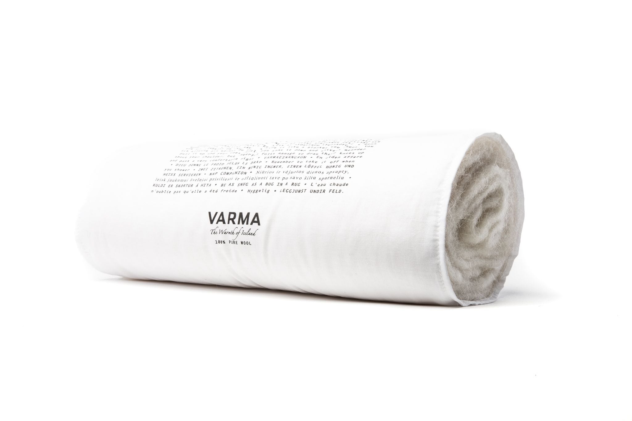 Light and soft Icelandic Woolen Throw by Varma - the warmth of Iceland.