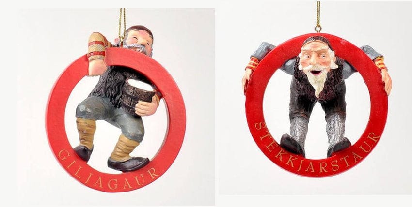 13 Icelandic Yule lads and the black Christmas Cat collection. Christmas in Iceland