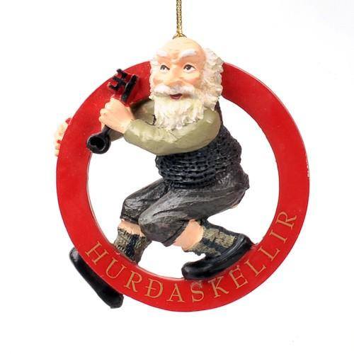 Door Slammer Hurðaskellir. Icelandic Yule Lads Ornaments