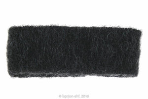 Garðaprjón - Black Heather Headband