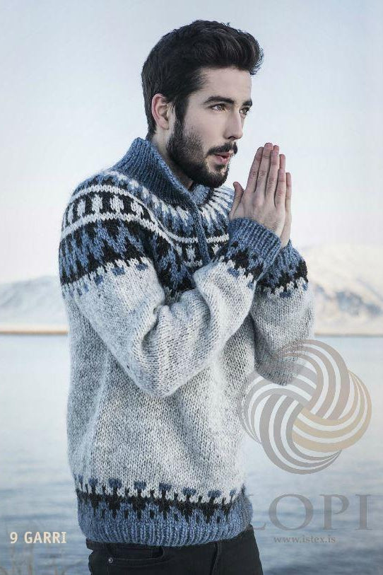 GARRI - Alafoss Lopi wool yarn Knitting Kit - icelandicstore.is