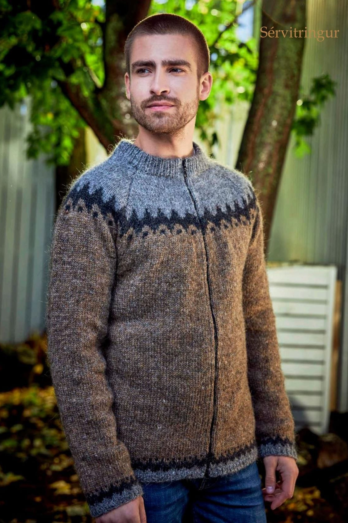 Sérvitringur - Brown Knitting Kit - icelandicstore.is