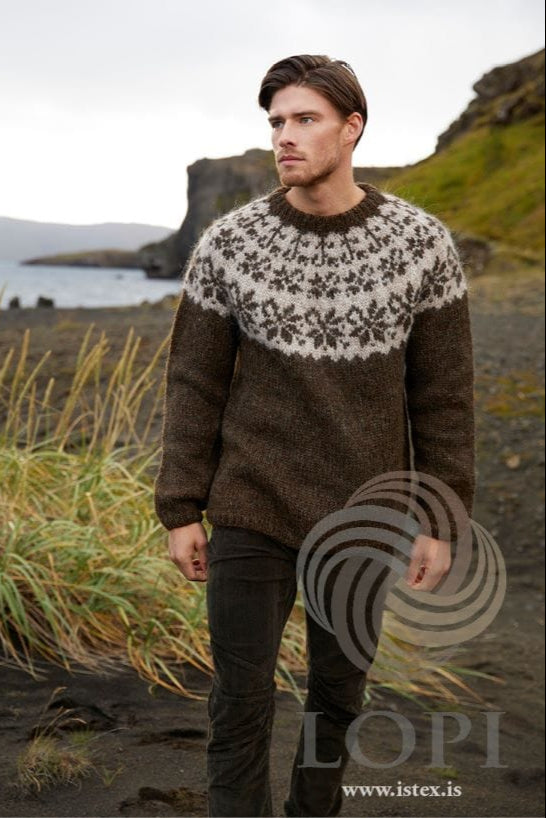 Sexblaðarós - Knitting Kit - The Icelandic Store