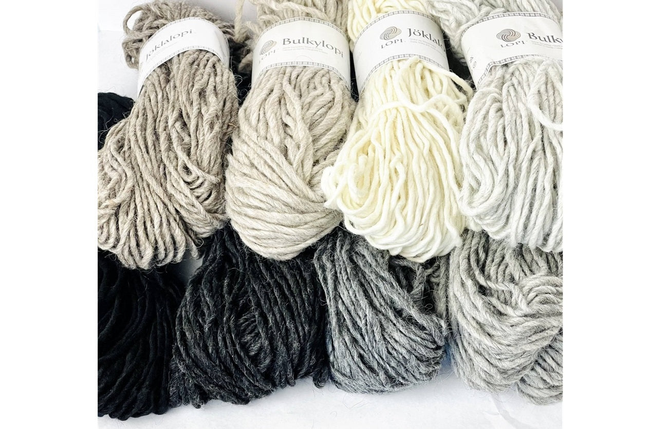 Jöklalopi - Icelandic Super Bulky Wool Yarn and Knitting Patterns