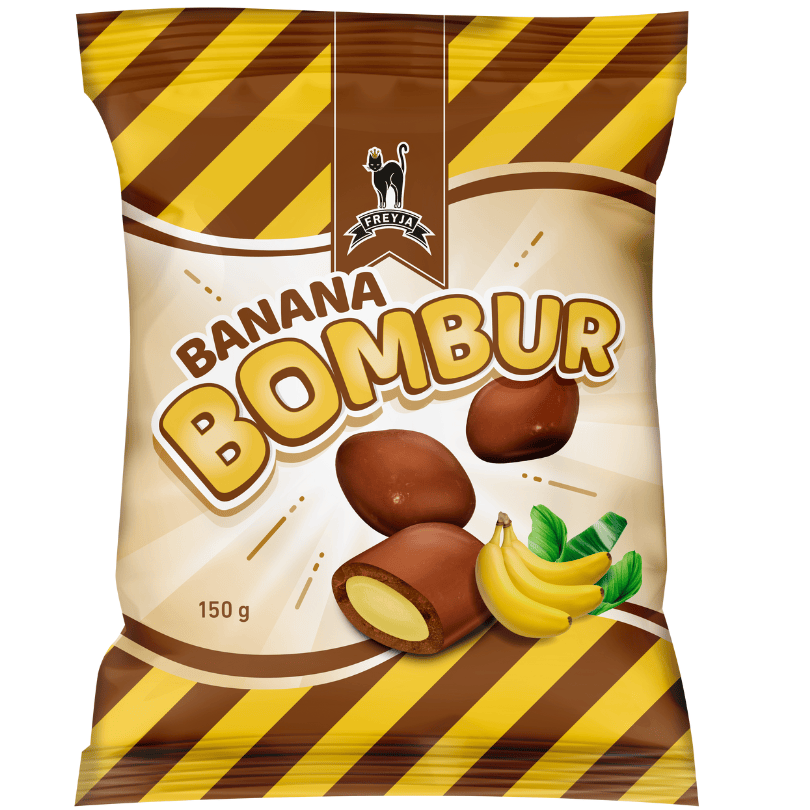 Freyja Banana Bombur 150 g bag