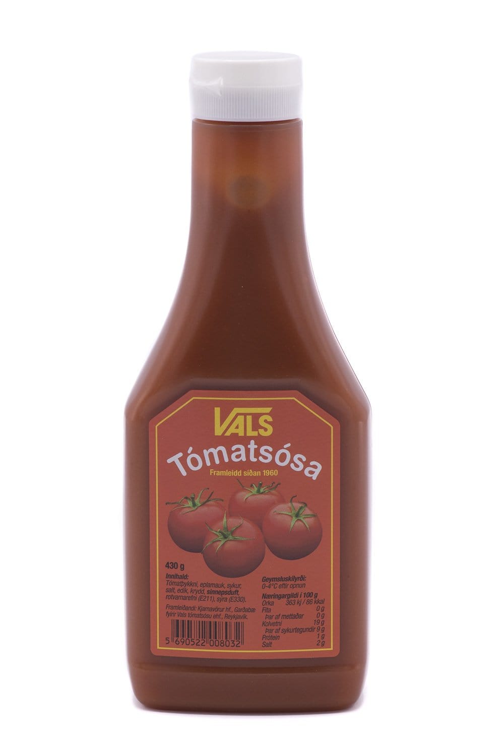 Vals Icelandic hot dog ketchup