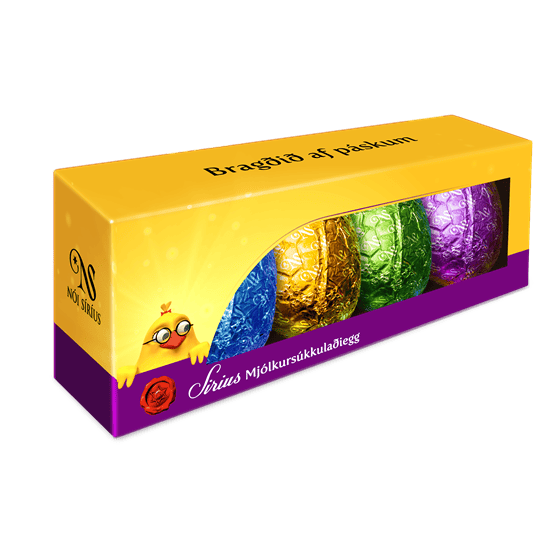 Nói Síríus Easter Egg - Milk Chocolate (4 x 28g)