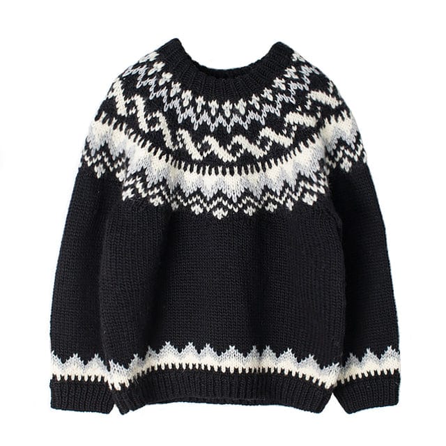 Hrafnhildur - Wool sweater knitting kit - The Icelandic Store