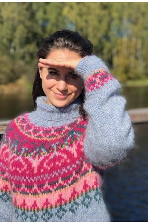 Alasuq Polar Pink  -  Alafosslopi Knitting Kit