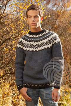 Anniversary - Pullover Blue Knitting Kit
