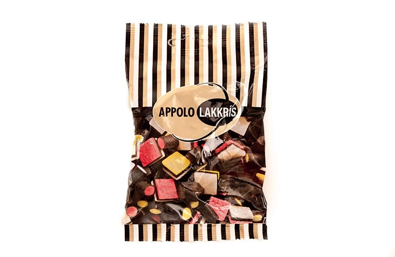 Appolo lakkrískonfekt Icelandic licorice assortment 100 g bag