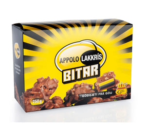 Liquorice Chocolate Bites with Marzipan filling / 250 gr