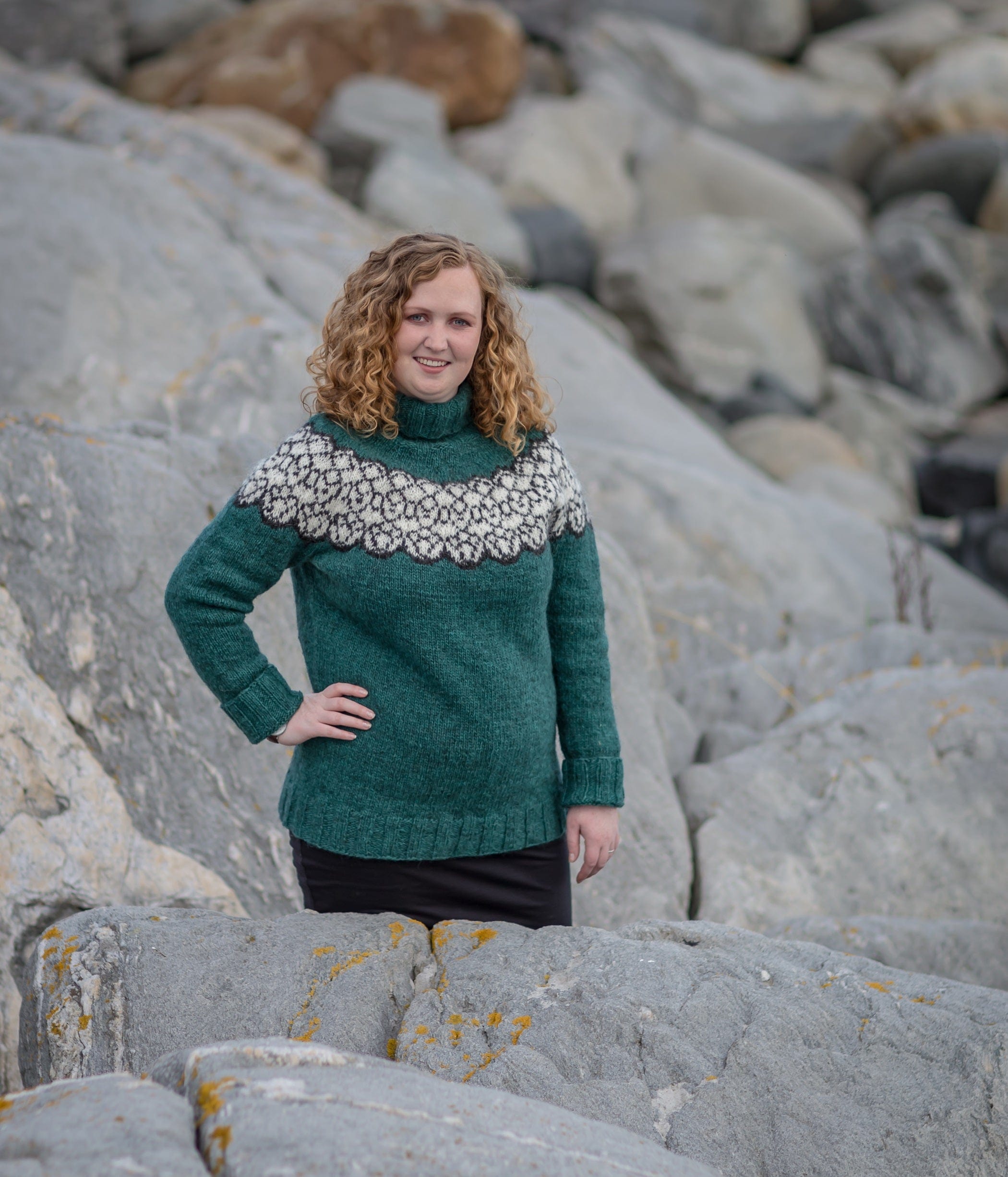 Aurora Icelandic sweater - Knitting Kit - The Icelandic Store