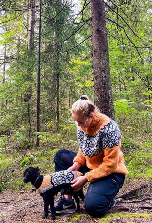 Aurora Lagoon Heather Icelandic sweater - Knitting Kit