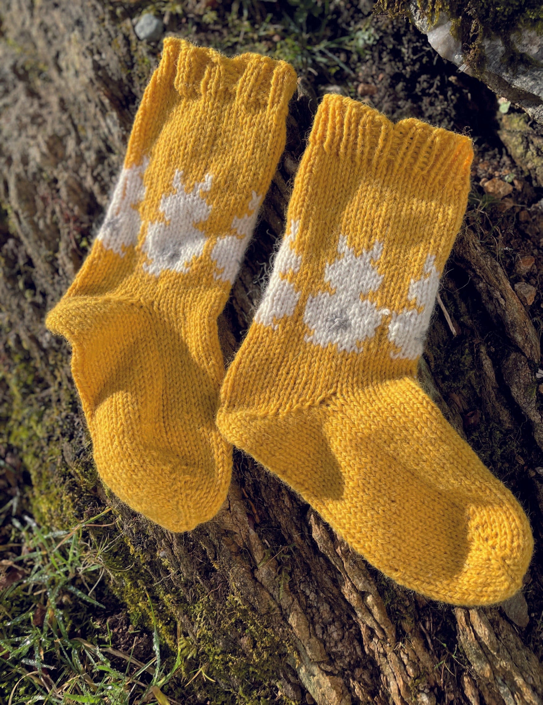 BUNNY SOCKS - knitting kit