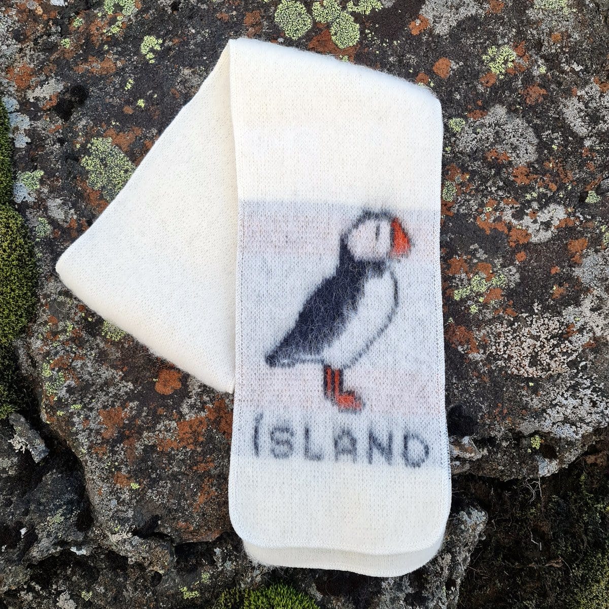 Brushed Wool Mittens - Puffin - The Icelandic Store
