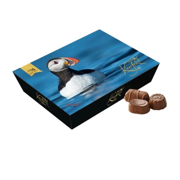 Fine Chocolate Puffin Box 45 gr Iceland - Noi Sirius Confectionery - The Icelandic Store