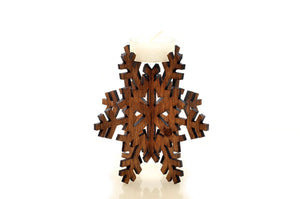 Christmas Snowflake Plywood Candle Holder Laser Cut