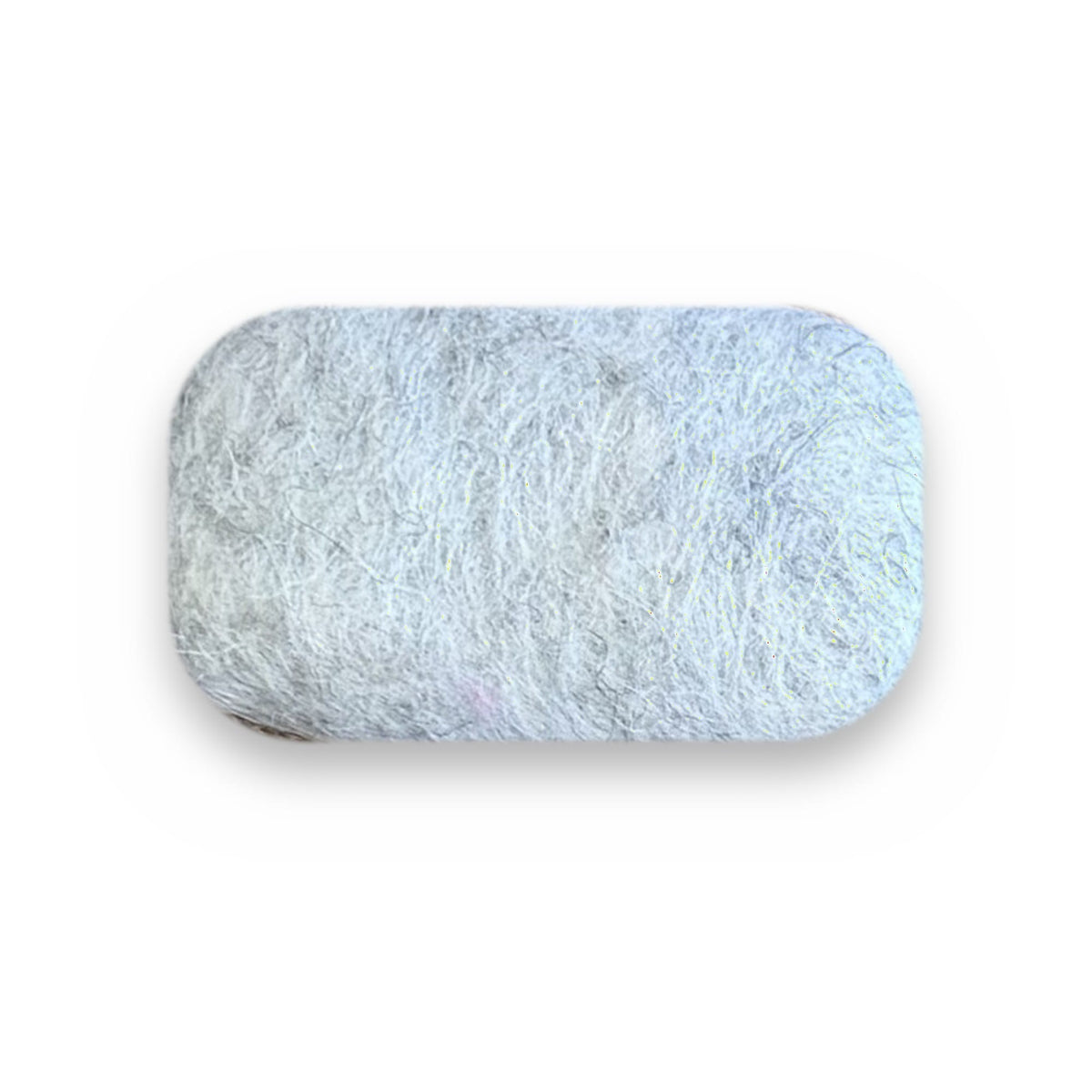 Icelandic Felted Wool Soap – Natural White