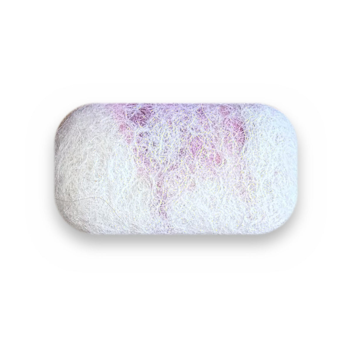 Icelandic Felted Wool Soap – Pink Marble