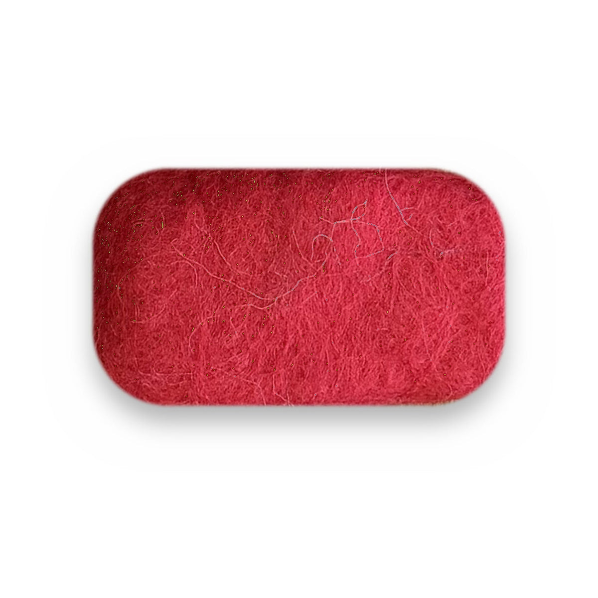 Icelandic Felted Wool Soap – Red