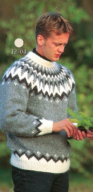 Forseti  - Grey Pullover Knitting Kit - The Icelandic Store
