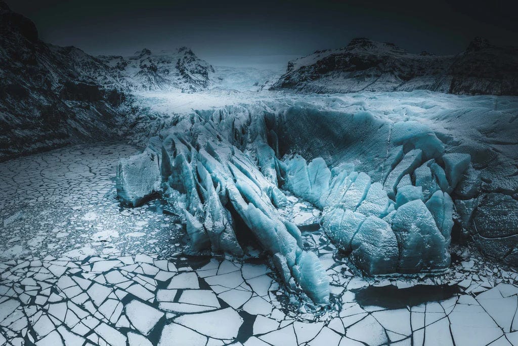 Svínafellsjökull Glacier in Iceland - Fine Art Prints - The Icelandic Store